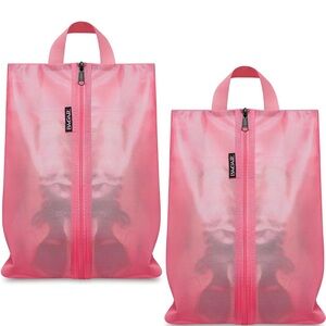 NEW Coral 2 Set Travel‎ Shoe Bags for Travel and Storage